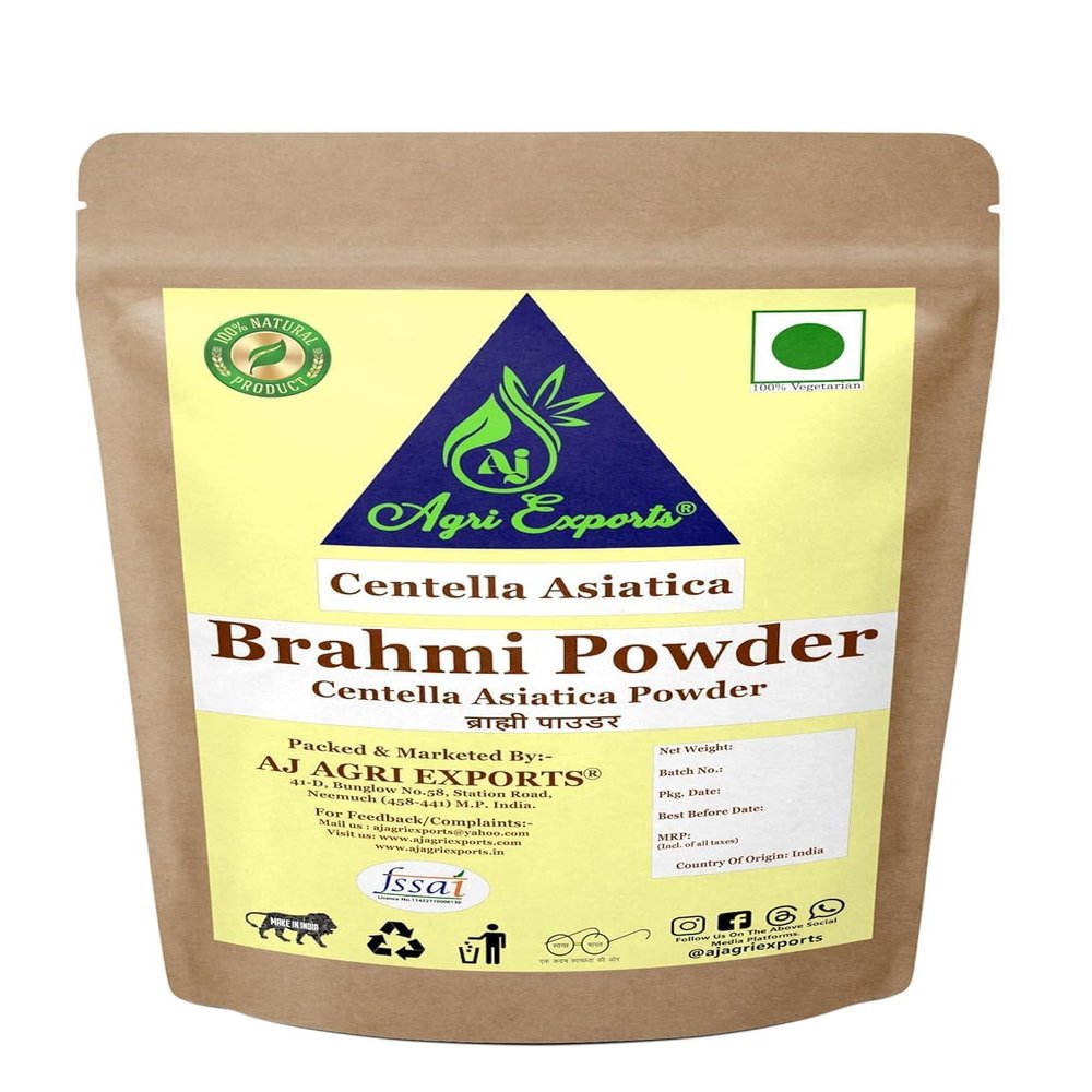 Brahmi Powder, Centella Asiatica Powder, 100% Vegetarian, For Hair Nourishment (200GM)