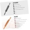 MOLUCKFU Wooden Massage Roller Manual Massage Stick for Muscle Roller Full Body Massager for Yoga Relaxation and Recovery Body Massager Tool view 4