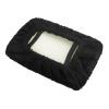 Knee Scooter Pad Cover - Soft Plush Adult Sheepskin Memory Foam Cushion, Walker Accessory for Knee Roller, Padded Accessories Leg Cart Improves Comfort with Injury, Universal Fit (Black) view 4