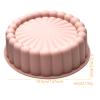 Bvizyelck Charlotte Cake Mold, Silicone Charlotte Cake Pan, Non Stick Tart Pan, Reusable Fluted Cake Pan, Silicone Cake Mold with Flower Shape for Cheese Cake, Silicone Baking Mold for Cake, Gelatin view 2