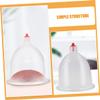 KOMBIUDA 5pcs Plastic Cupping Cups Cupping Device for Shoulder Back Leg Safe Massage Tool view 3