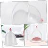 KOMBIUDA 5pcs Plastic Cupping Cups Cupping Device for Shoulder Back Leg Safe Massage Tool view 4