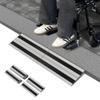 Nuvium 2" Rise Modular Threshold Ramp for Doorways, Stable Wheelchair Ramp for Home Steps, Aluminum Door Ramp and Curb Ramp for Scooters, Power Chairs, Cars, 1100LBS Load Capacity view 1