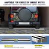 Nuvium 2" Rise Modular Threshold Ramp for Doorways, Stable Wheelchair Ramp for Home Steps, Aluminum Door Ramp and Curb Ramp for Scooters, Power Chairs, Cars, 1100LBS Load Capacity view 4