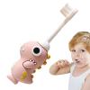 Kid Manual Toothbrush, Toddler Training Toothbrush, Dinosaur Toothbrush For Kids, Children's Toothbrush, Kid Toothbrush For 2-6 Years, Toddler Toothbrush With Cute Design, Child-sized Toothbrush, Kids view 1