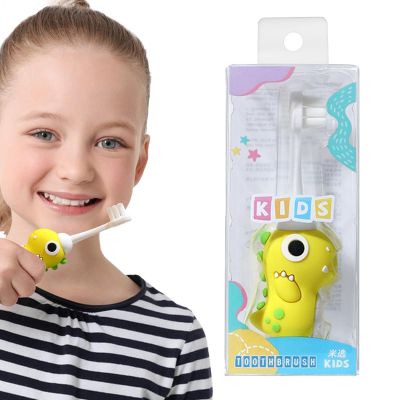 Kid Manual Toothbrush, Toddler Training Toothbrush, Dinosaur Toothbrush For Kids, Children's Toothbrush, Kid Toothbrush For 2-6 Years, Toddler Toothbrush With Cute Design, Child-sized Toothbrush, Kids