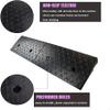 2in 3in Rise Rubber Threshold Ramp, Non-Slip Curb Ramp For Wheelchair Driveway Car Scooters Stairs, Portable Kerb Ramp, Heavy Duty Loading Ramp, Steps Pad With Bolts(100*17*9cm/39*6*3.5in) view 3