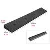 2in 3in Rise Rubber Threshold Ramp, Non-Slip Curb Ramp For Wheelchair Driveway Car Scooters Stairs, Portable Kerb Ramp, Heavy Duty Loading Ramp, Steps Pad With Bolts(100*17*9cm/39*6*3.5in) view 4