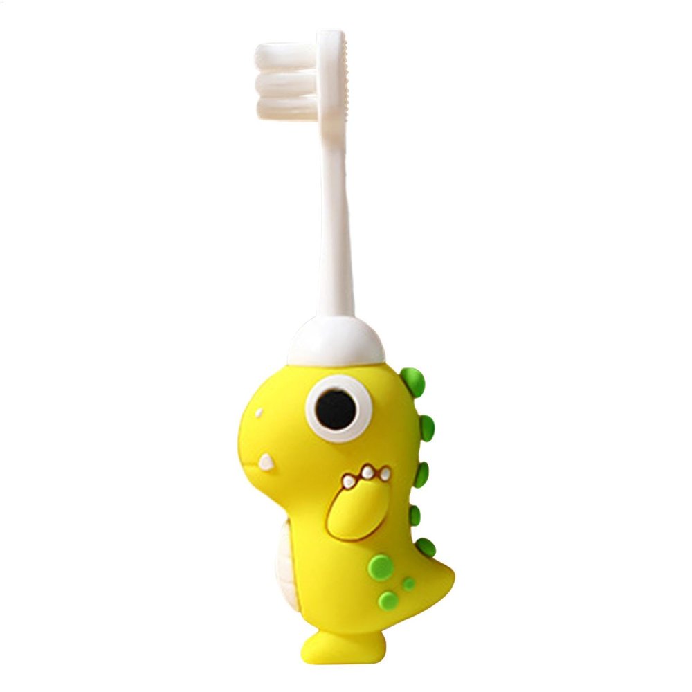 Soft Toothbrush for Toddler - Soft Bristles Toddler Training Toothbrush Kid Tooth Brush,Cute Dinosaur Toddler Toothbrush, Kids Toothbrush for 2-6 Years Old