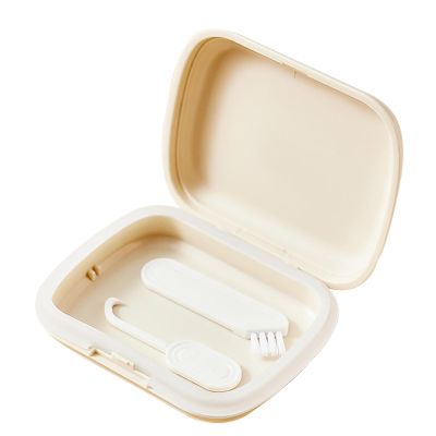 Demsyeq Mouth Guard Holder, Slim Odorless Aligner Case, Retainer Box Denture Case with Braces Removal Tool for Dentures Clear Braces Mouth Guard