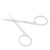 Mustache Scissors, Nose Hair Scissors Stainless Steel Eyebrow Trimming Scissors Professional Beauty Scissors for Hair Cutting for Home and Travel Use view 2