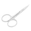 Mustache Scissors, Nose Hair Scissors Stainless Steel Eyebrow Trimming Scissors Professional Beauty Scissors for Hair Cutting for Home and Travel Use view 3