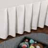 4 piece Microfiber Table Sheet Set with Solid Color Table Skirt Breathable and Reusable Beauty Facial Bed Bedding in Purple 190x80cm (75x31inch) view 4