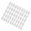 25 Pairs Silicone Eyeglass Nose Pads Oval Push On view 2