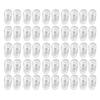 25 Pairs Silicone Eyeglass Nose Pads Oval Push On view 4