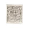 10 Pcs Dishcloth Tableware Cleaners Fast Clean Tools Dish Towels Household Accessories Scouring Pad Kitchen Supplies Letter view 2