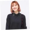 Detachable Collar Women PU Faux Collar for Shirts Sweaters Black view 4