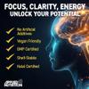 Applied Nutrition - Solutions - Brain Fuel - Capsules with Nootropics, Vitamins, & Panax Ginseng - Best Focus Booster - Enhances Mental Performance - (60 Capsules 30 Servings) view 4