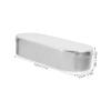 FreshCart Basics Aluminum Thermometer Storage Box for Hospital Grade Thermometers Portable Organizer Case for Safe Transport and Cleaning Thermometer Holder for Home Use and view 2