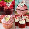 Love Heart Cake Topper Acrylic Cupcake Decoration for Valentine's Day Mother's Day Party Wedding Anniversary Dessert Supplies view 3