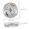 BUGUUYO Temperature Hygrometer for Sauna Temperature Humidity Tester Sauna Accessories Hanging Temperature Gauge for Indoor Use view 2