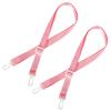 2pcs Shower Lanyard with 2 Hooks for Mastectomy Drain Holder, Pink Post-Mastectomy Must Haves Mastectomy Gifts for Women Drainage Bulbs After-Surgery Recovery Management Rope Clips Accessories view 1