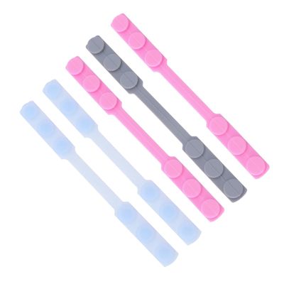 Healeved 5pcs Silicone Extenders Ear Savers Compatible with Most Ear Cups Adjustable Reusable Earbands for Small Companion Accessories Random Color