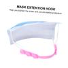 Healeved 5pcs Silicone Extenders Ear Savers Compatible with Most Ear Cups Adjustable Reusable Earbands for Small Companion Accessories Random Color view 2
