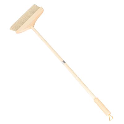 OHPHCALL Soft Broom for Floor Cleaning Telescopic Handle for Indoor Kitchen and Living Sweeping Detachable Cleaner