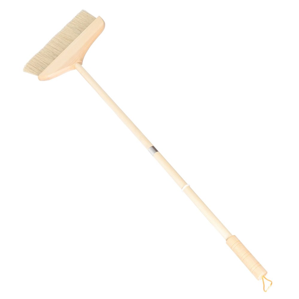 OHPHCALL Soft Broom for Floor Cleaning Telescopic Handle for Indoor Kitchen and Living Sweeping Detachable Cleaner