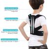 SGKOMN Adjustable Posture Corrector For Kids And Adult, Upper Back Posture Brace For Teenagers Under Clothes Spinal Support To Improve Slouch, Prevent Humpback, Relieve Back Pain(Black-XL) view 2