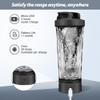 AOOWU Protein Shaker Bottle, 700ML USB C Rechargeable Electric Protein Shake Bottle, Made with Tritan, BPA Free, Leakproof Shaker Bottle Mixer, Portable Mixer Cup, Protein & Supplement Shaker Bottle view 3