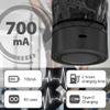 AOOWU Protein Shaker Bottle, 700ML USB C Rechargeable Electric Protein Shake Bottle, Made with Tritan, BPA Free, Leakproof Shaker Bottle Mixer, Portable Mixer Cup, Protein & Supplement Shaker Bottle view 4
