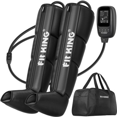 FIT KING Leg Massager, Recovery System Compression Boots Leg Massagers for Pain and Circulation Relaxing Foot Calf & Thigh Pressure Massage Machine Enhance Sports Performance (Large)