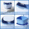 GmeDhc Braces Box with Strainer, Portable Denture Box Cover, Invisible Braces Storage Box, for Orthodontic Holder, False Teeth Storage, Cleaning view 3