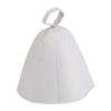 Culnflun Wool Felt Sauna Hat Cap Breathable Comfortable Hang Loop Russian Banya Sauna Hut 22 x 22cm view 1