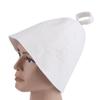 Culnflun Wool Felt Sauna Hat Cap Breathable Comfortable Hang Loop Russian Banya Sauna Hut 22 x 22cm view 4