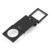 10X 28mm Mini Three Folding Magnifier with Zinc Alloy Frame and Measurement Scale for Textile Jewelry and More 5Pcs view 2