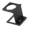 10X 28mm Mini Three Folding Magnifier with Zinc Alloy Frame and Measurement Scale for Textile Jewelry and More 5Pcs view 3