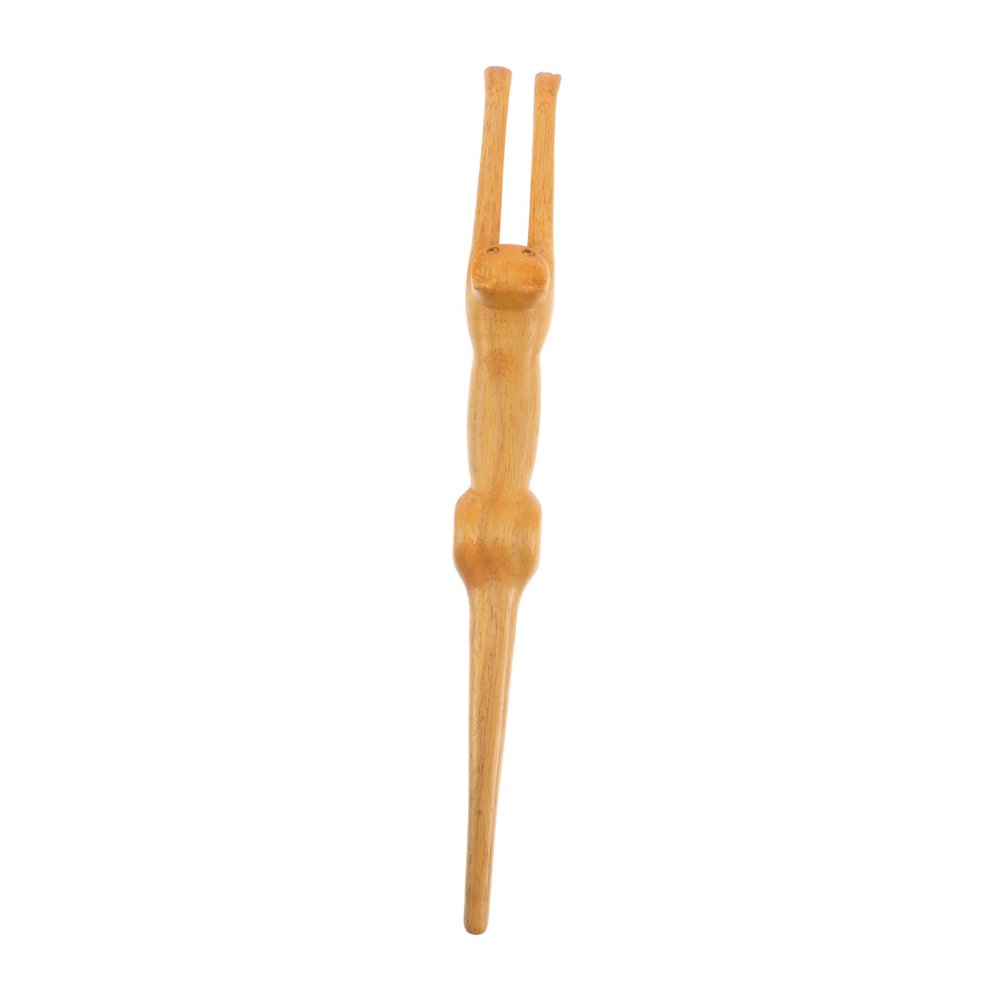 FreshCart Basics Back Massager Back Scratchers for Adults Massage Back Scratcher Bamboo Long Handle Cat Massage Stick Long Handle Itch Scratcher Novelty Brown Wood