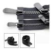 JTKSSCS Zip 70-100cm Zippers Double Slider Single Puller Open-end Auto Lock Zip for Jacket Outdoor Backpack Accessories(B,90cm) view 3