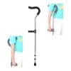 Folding Crutch,Folding Walking Crutches, Adult Underarm Crutches, Ergonomic Handle, 1 Count, Supports Up to 100kg/220lbs (Size : Medium) view 1