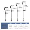 Folding Crutch,Folding Walking Crutches, Adult Underarm Crutches, Ergonomic Handle, 1 Count, Supports Up to 100kg/220lbs (Size : Medium) view 2