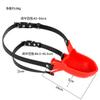 Couple Leather Game Funnel, Mouth Ball Exercise Accessory, Punishment Game Tool - B152 (red) view 2