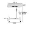 Hospital Table Overbed Standing Table Laptop Stand For Bed Height Adjustable Table Over Bed Laptop Table Desk Bed view 2