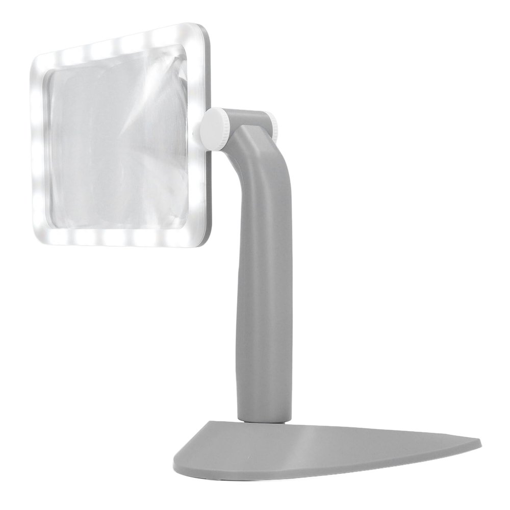 NMLLTB LED Lighted Reading Magnifier 3 Modes 180 Degree Rotation Rectangular for Seniors