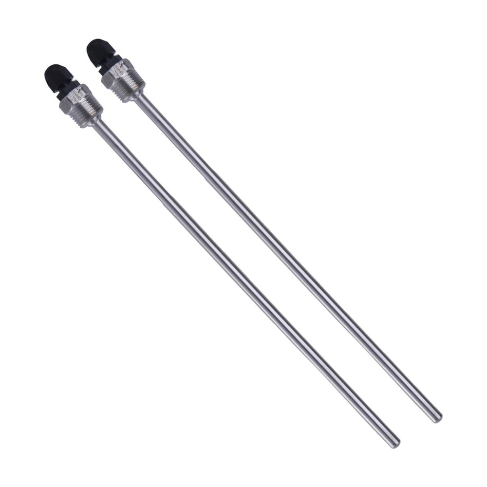 2Pcs Stainless Steel Thermowell 1/2inch Thread for Temperature Sensors Immersions Sleeve Pocket Tubes Thermowell
