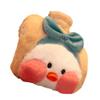 Hot Water Bottle with Cover, 1200ML Hot Water Bag for Hot and Cold Compress, Hand Feet Warmer for Winter Rabbit-Bright Blue view 1