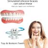 False teeth, Dentures Veneer Natural Instant Veneers Tooth Teeth Top Bottom False Teeth Men and Women,12pcs view 4