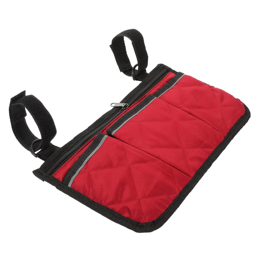 BESPORTBLE Wheelchair Storage Bag Wheelchair Bag Mobility Aid Pouch Handbag Leg Bag Handle Scooter Seat Bag Travel Duffle Bag Travel Bag Carry Bag Tote Bags Armrest Hanging Bag Pongee